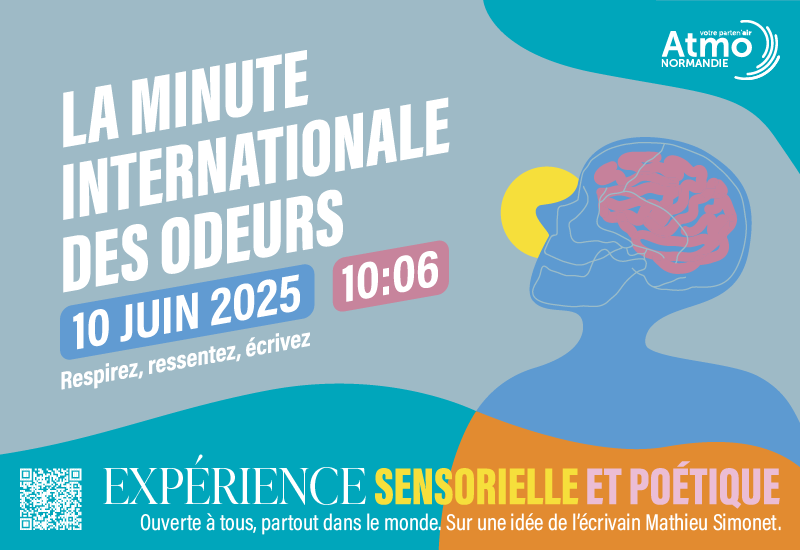Bannière site web La Minute internationale des odeurs 2025 (Atmo Normandie©)