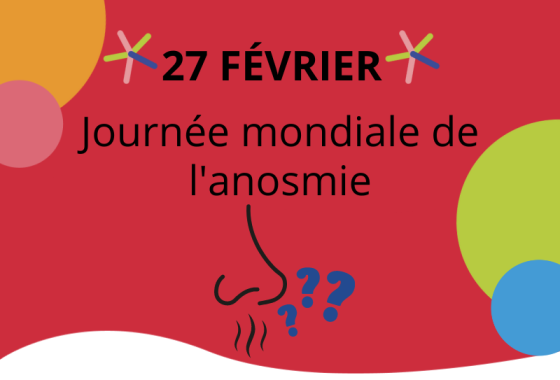 visuel sur la journée mondiale de l'anosmie le 27 février de chaque année