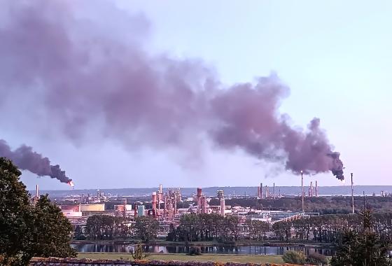 Episode de torche à Gonfreville-l'Orcher le 27 septembre 2023