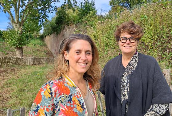 Photo de Véronique Delmas et Éléonore Mandel