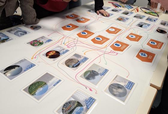 Fresque de la qualité de l'air avec les étudiants de l'Université de Caen Normandie