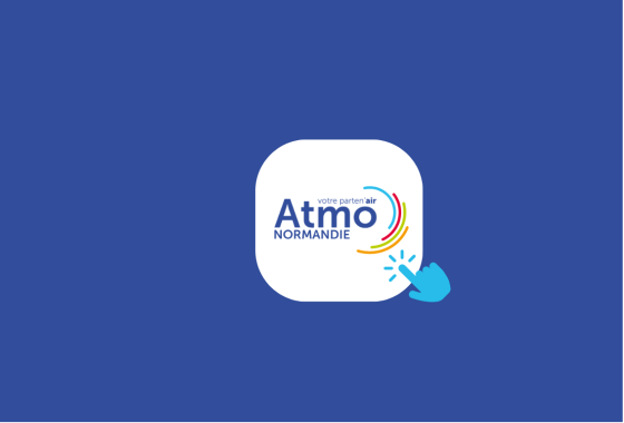 Application Atmo Normandie smartphone