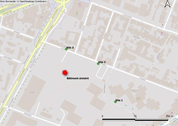 Localisation des sites de prélèvement d'air à l'aide de tubes à diffusion passive 