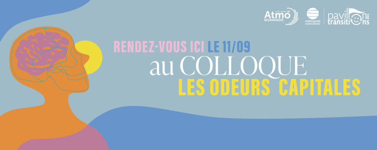 Version 1 de la bannière du Colloque, Les Odeurs capitales