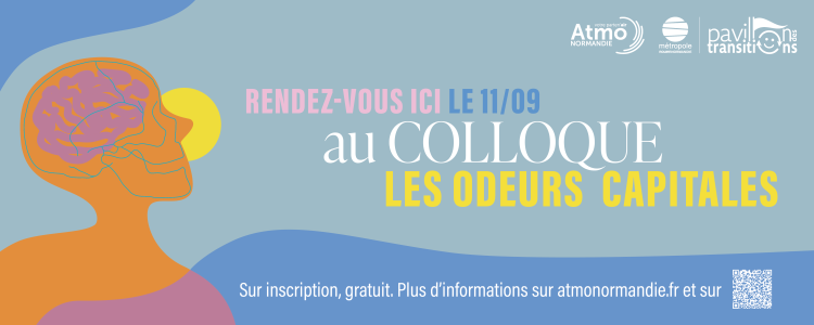 Version 2 de la bannière du Colloque, Les Odeurs capitales