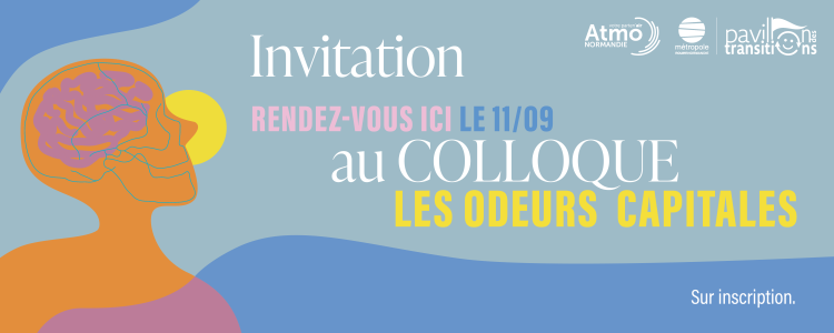 Version 3 de la bannière du Colloque, Les Odeurs capitales