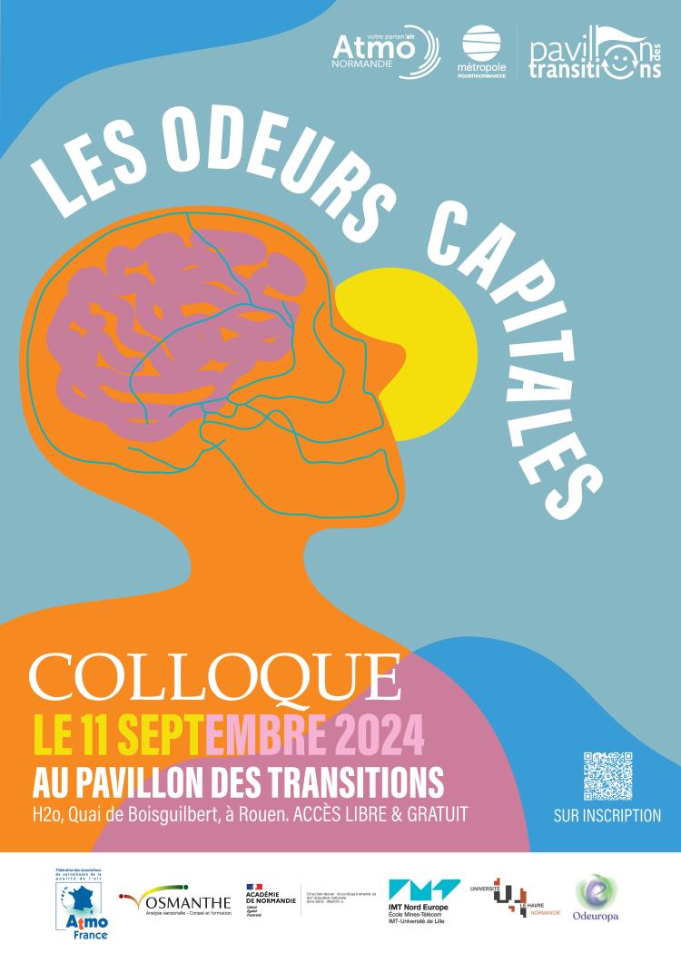 Une du programme du colloque, Les Odeurs capitales