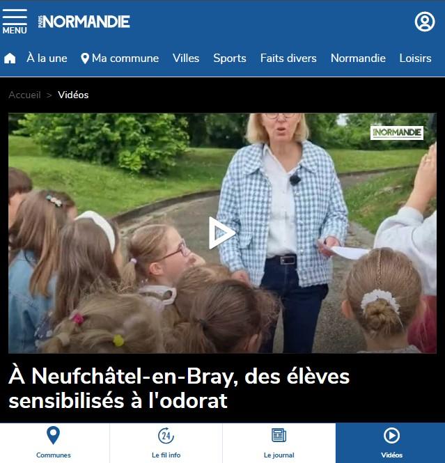 Article de Paris Normandie sur La Minute internationale des odeurs (10/06/2025) - crédit photo : Paris Normandie
