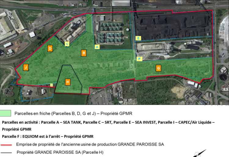 Plan du périmètre des travaux (source : Retia)
