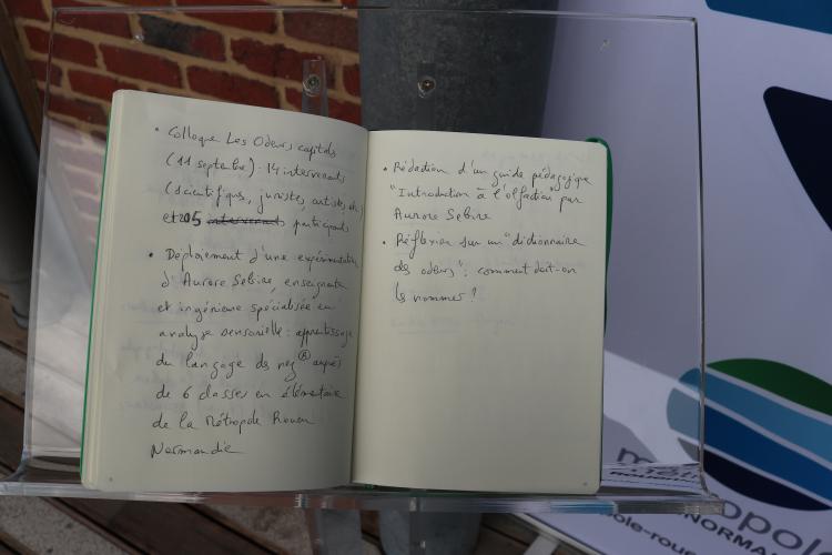 Contenu du Carnet des Odeurs