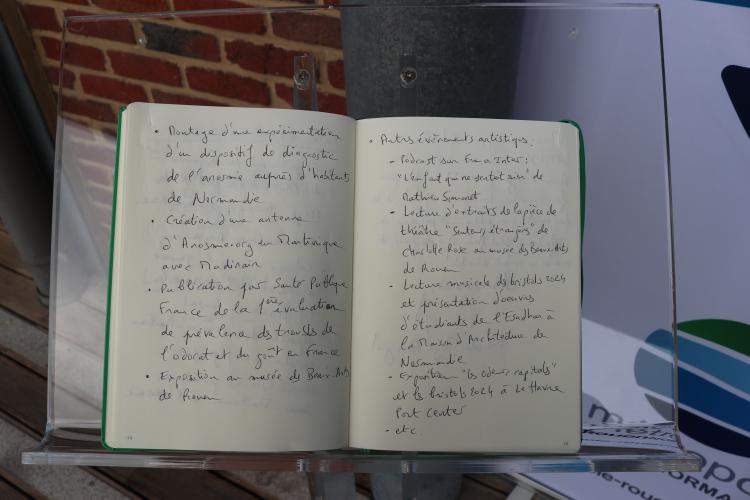 Contenu du Carnet des Odeurs