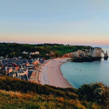 Aperçu de la ville d'Étretat