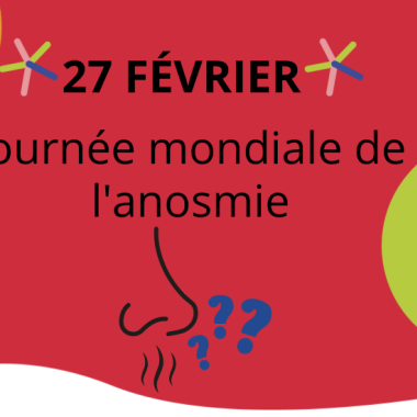 visuel sur la journée mondiale de l'anosmie le 27 février de chaque année