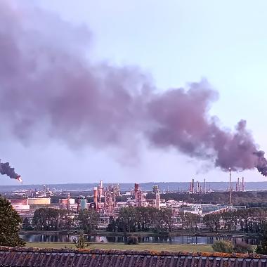 Episode de torche à Gonfreville-l'Orcher le 27 septembre 2023