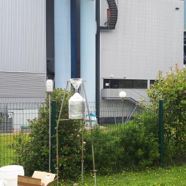 Jauge installée près de l'incinérateur de Colombelles