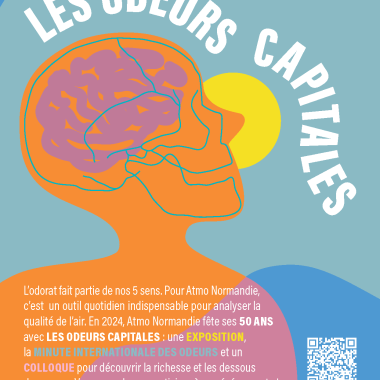 Flyer "L'exposition, Les Odeurs capitales" (recto)