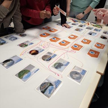 Fresque de la qualité de l'air avec les étudiants de l'Université de Caen Normandie